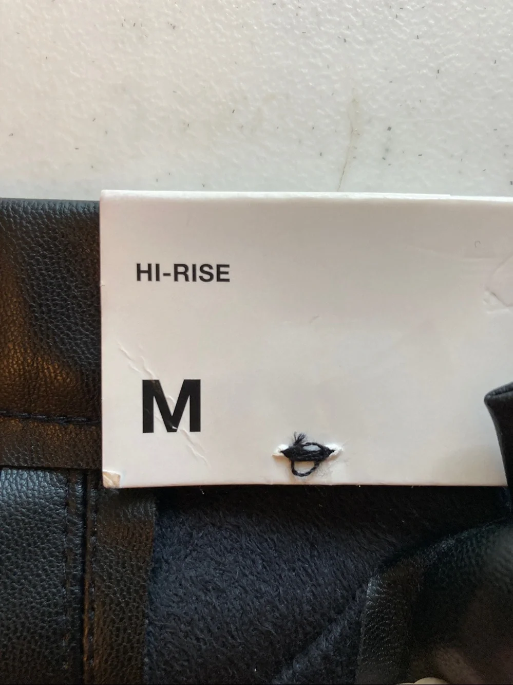 Zara Black Faux Leather Slim Leggings - Picture 9 of 10